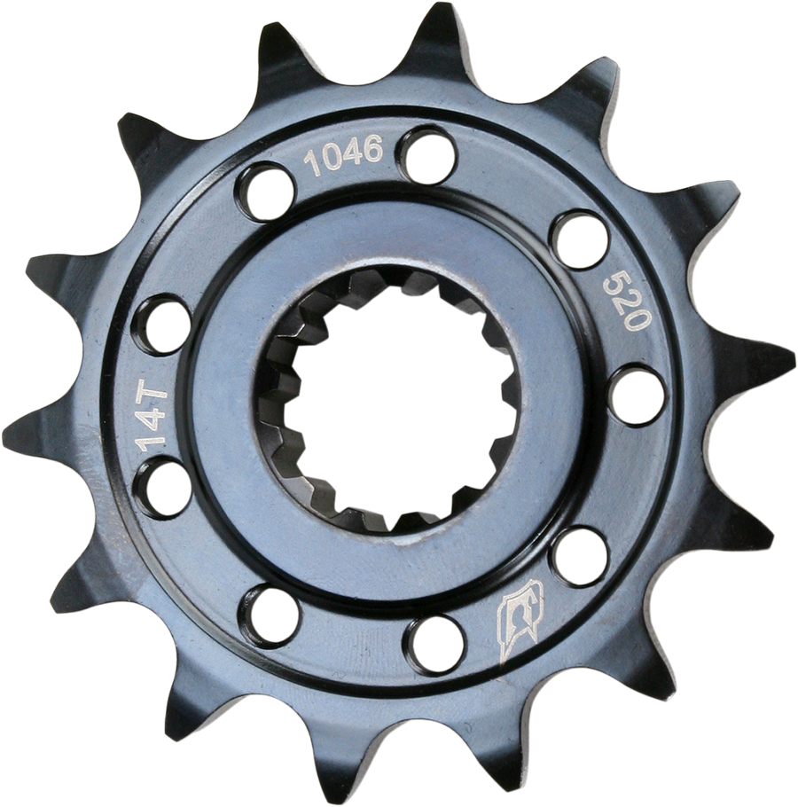 Driven Front Sprocket, Steel, Style 1046 (520) — 14T
