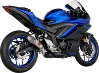 Akrapovic Slip-On Line (Stainless Steel), Yamaha YZF-R3 2022–2025