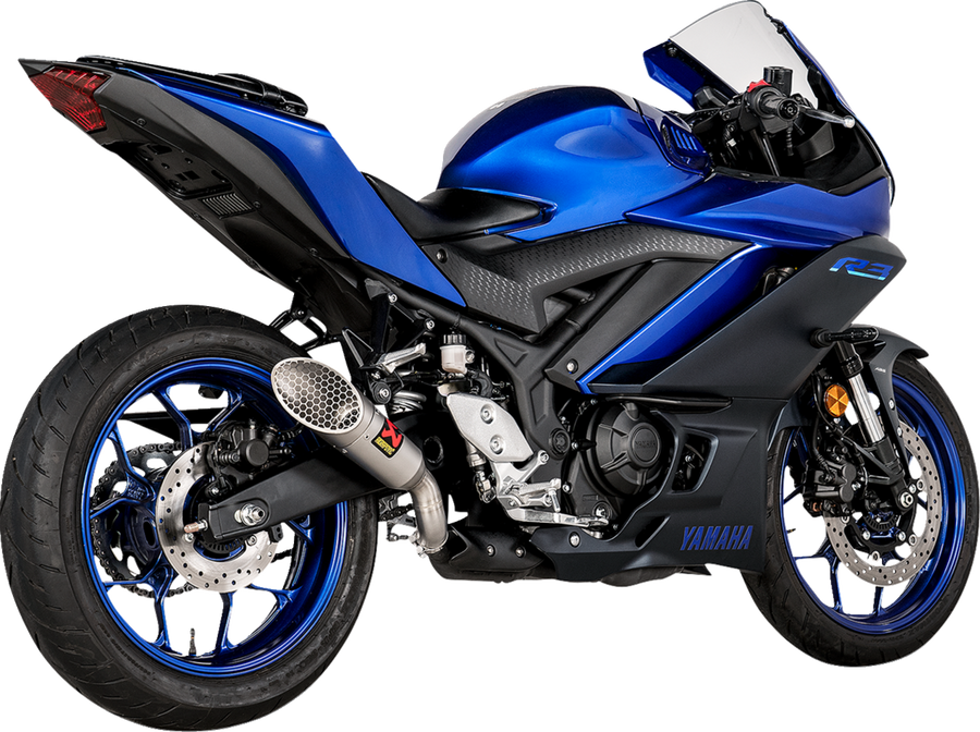 Akrapovic Slip-On Line (Stainless Steel), Yamaha YZF-R3 2022–2025