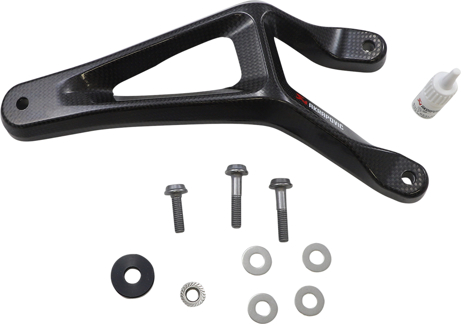 Akrapovic Muffler Bracket (Carbon), Kawasaki ZX-10R / ZX-10RR 2021–2025