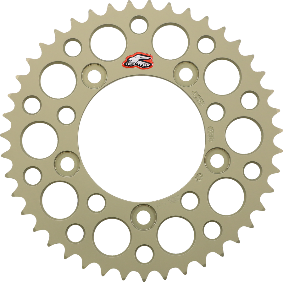 Renthal Rear Sprocket, Aluminum Ultralight, Style 435 (520) — 43T