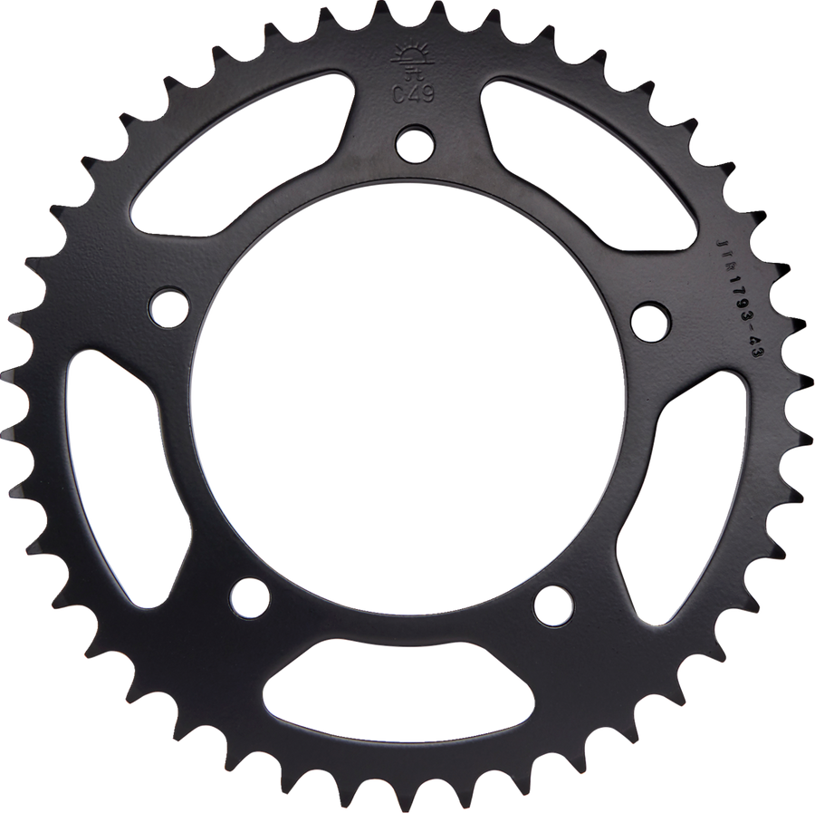 520 Conversion Kit, Suzuki GSX-R1000 2001–2006 (17/42): JT Rear Sprocket, Steel, Style JTR1793 (520)