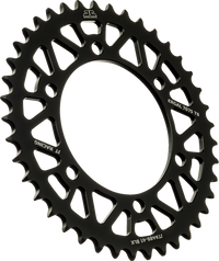 JT Rear Sprocket, Aluminum, Style JTA486 (520) — 41T Black