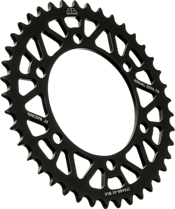 JT Rear Sprocket, Aluminum, Style JTA486 (520) — 41T Black