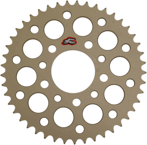 Renthal Rear Sprocket, Aluminum Ultralight, Style 490 (520) — 45T