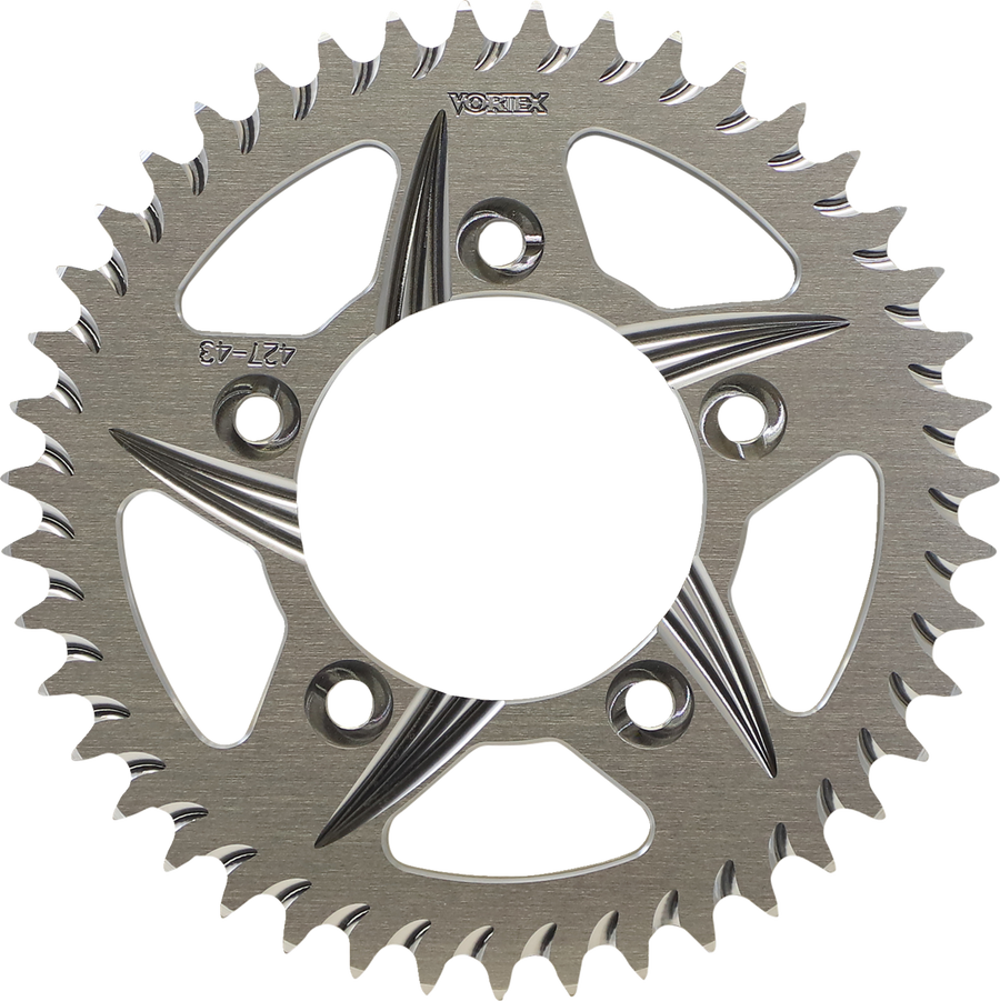 Vortex Rear Sprocket, Aluminum, Style 427 (530) — 43T