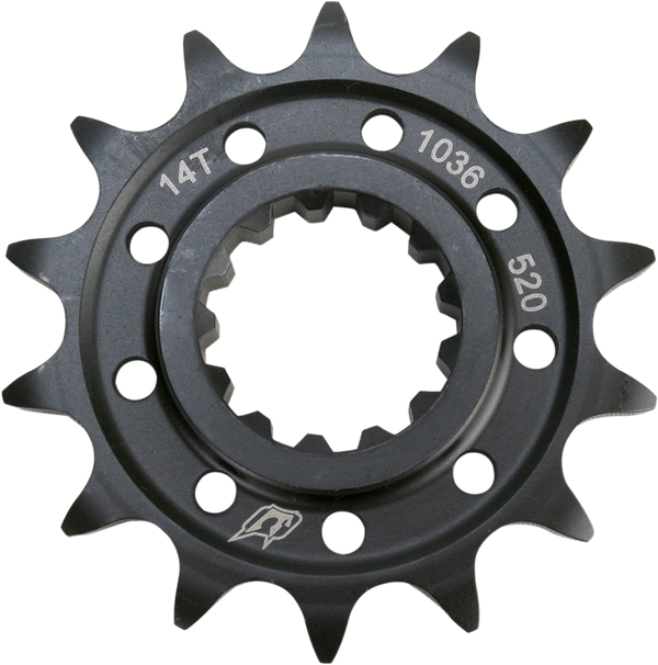 Driven Front Sprocket, Steel, Style 1036 (520) — 14T