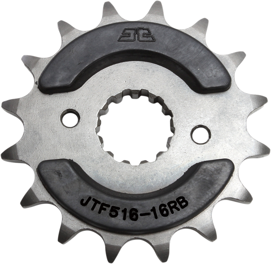 JT Front Sprocket, Steel Rubber-cushioned, Style JTF516 (520) — 16T