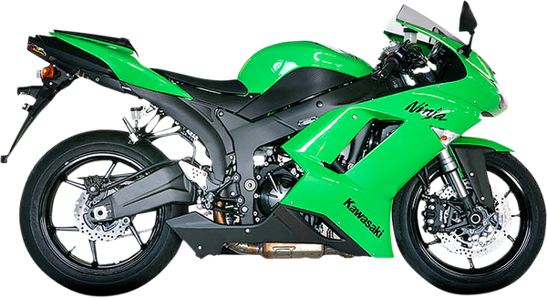 Akrapovic Slip-On Line (Titanium), Kawasaki ZX-6R 600 2007–2008
