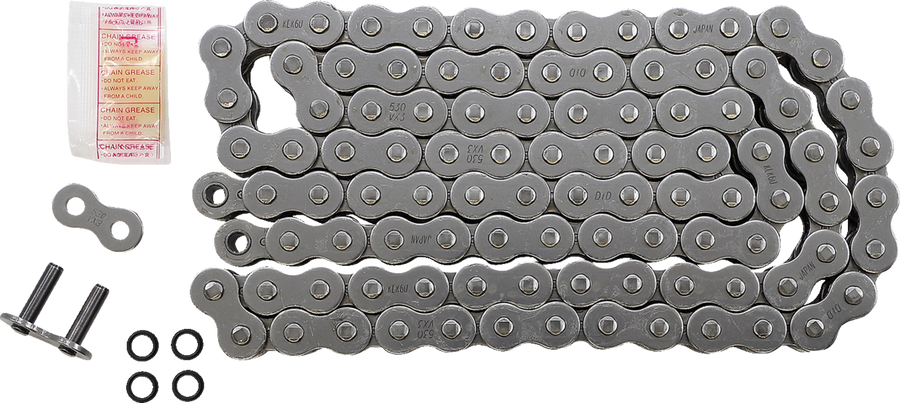 D.I.D 530VX3 X-Ring Chain — 100 links Natural