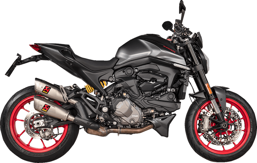 Akrapovic Slip-On Line (Titanium), Ducati Monster 2021–2024