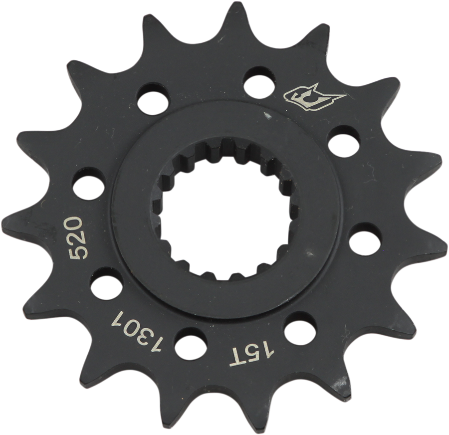 Driven Front Sprocket, Steel, Style 1301 (520) — 15T