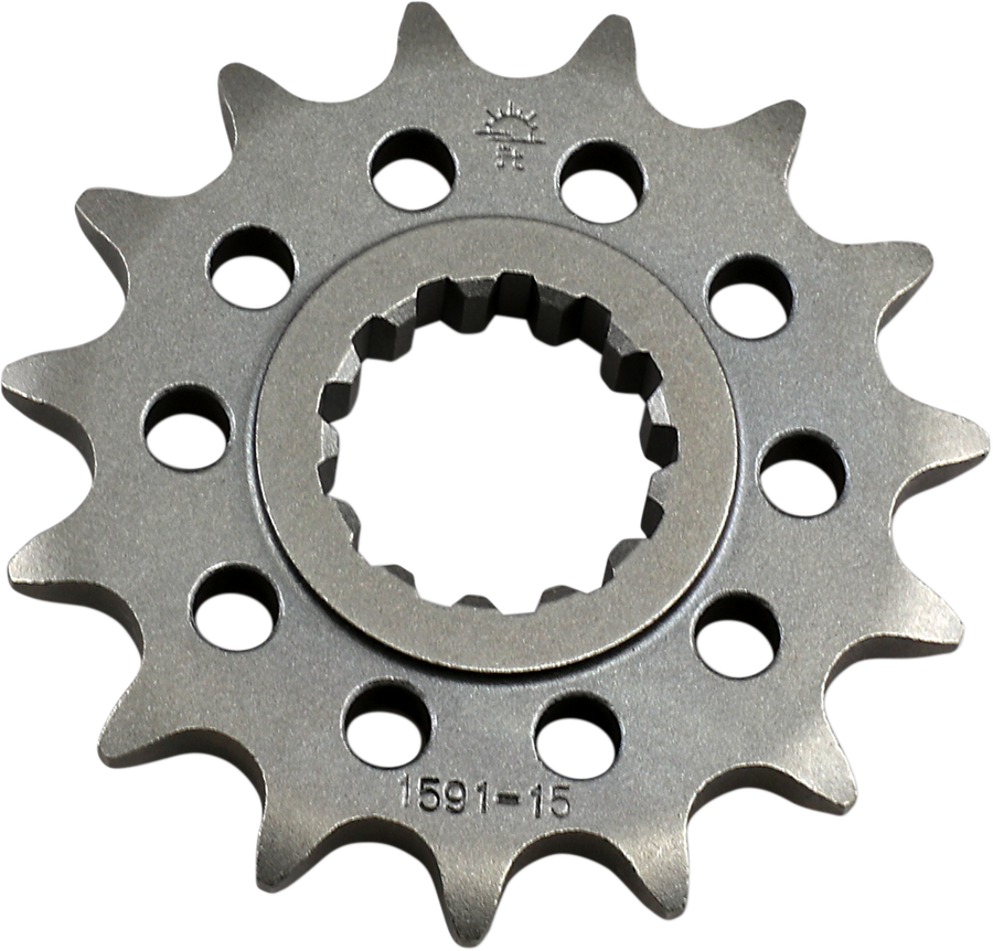 JT Front Sprocket, Steel, Style JTF1591 (525) — 15T