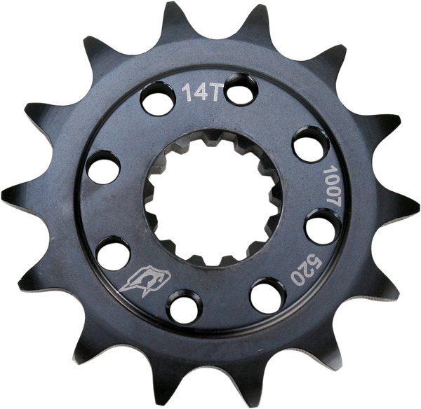 Driven Front Sprocket, Steel, Style 1007 (520) — 14T