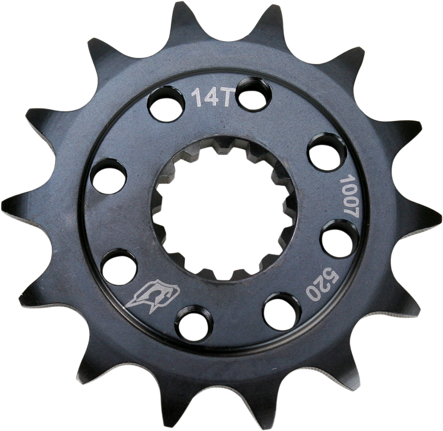Driven Front Sprocket, Steel, Style 1007 (520) — 14T