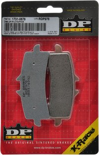 DP Brakes 978 Brake Pads – X-Race Titanium Sintered (RDP)