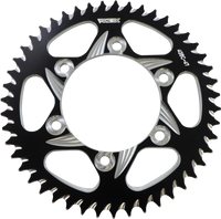Vortex Rear Sprocket, Aluminum CAT5, Style 435C (525) — 45T Black