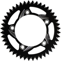 Vortex Rear Sprocket, Aluminum CAT5, Style 527 (530) — 42T Black