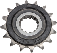 JT Front Sprocket, Steel Rubber-cushioned, Style JTF1591 (525) — 15T