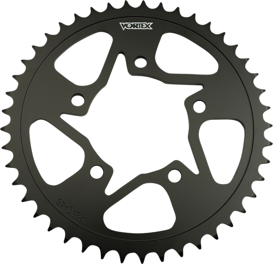 Vortex Rear Sprocket, Steel, Style 528A (520) — 45T