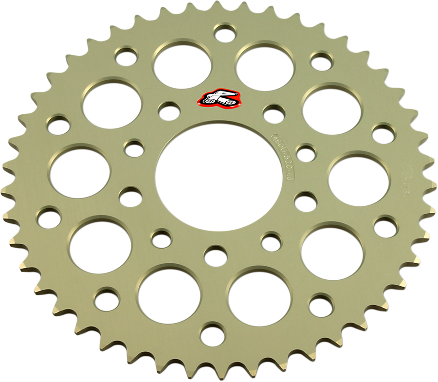 Renthal Rear Sprocket, Aluminum Ultralight, Style 490 (520) — 46T