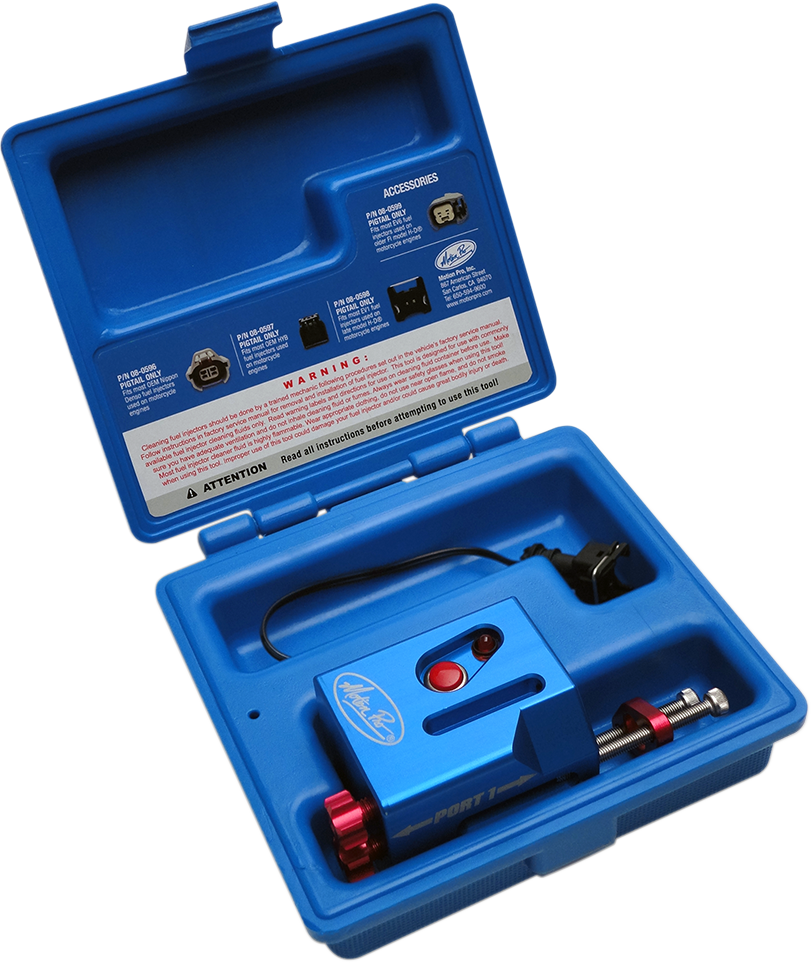 Motion Pro Fuel Injector Cleaner Kit For EV1/EV6 — view 2