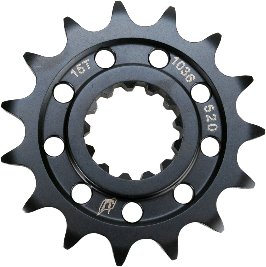Driven Front Sprocket, Steel, Style 1036 (520) — 15T