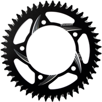 Vortex Rear Sprocket, Aluminum CAT5, Style 526 (525) — 45T Black