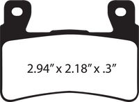 EBC FA296 Brake Pads – Extreme Performance Sintered (EPFA)