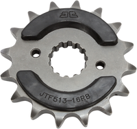 JT Front Sprocket, Steel Rubber-cushioned, Style JTF513 (530) — 15T