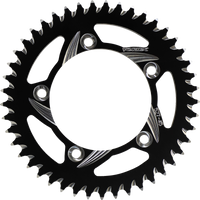 Vortex Rear Sprocket, Aluminum CAT5, Style 527 (530) — 42T Black