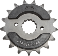 JT Front Sprocket, Steel Rubber-cushioned, Style JTF513 (530) — 15T