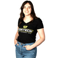 Women's Cortech Logo SS Tee — Black