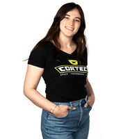 Women's Cortech Logo SS Tee — Black