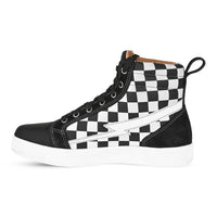Women's Slayer Canvas Check Riding Shoes — Ghost Black Check