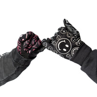 Standard Issue Happy Faces Gloves — Black/White