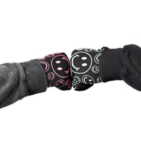 Standard Issue Happy Faces Gloves — Black/White